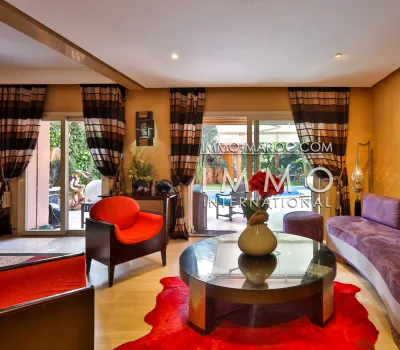 sleek Moroccan Luxury apartment purchase Marrakech Hivernage