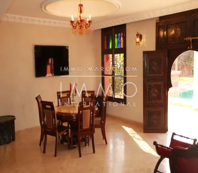 Maison à louer Marocain épuré Marrakech Palmeraie