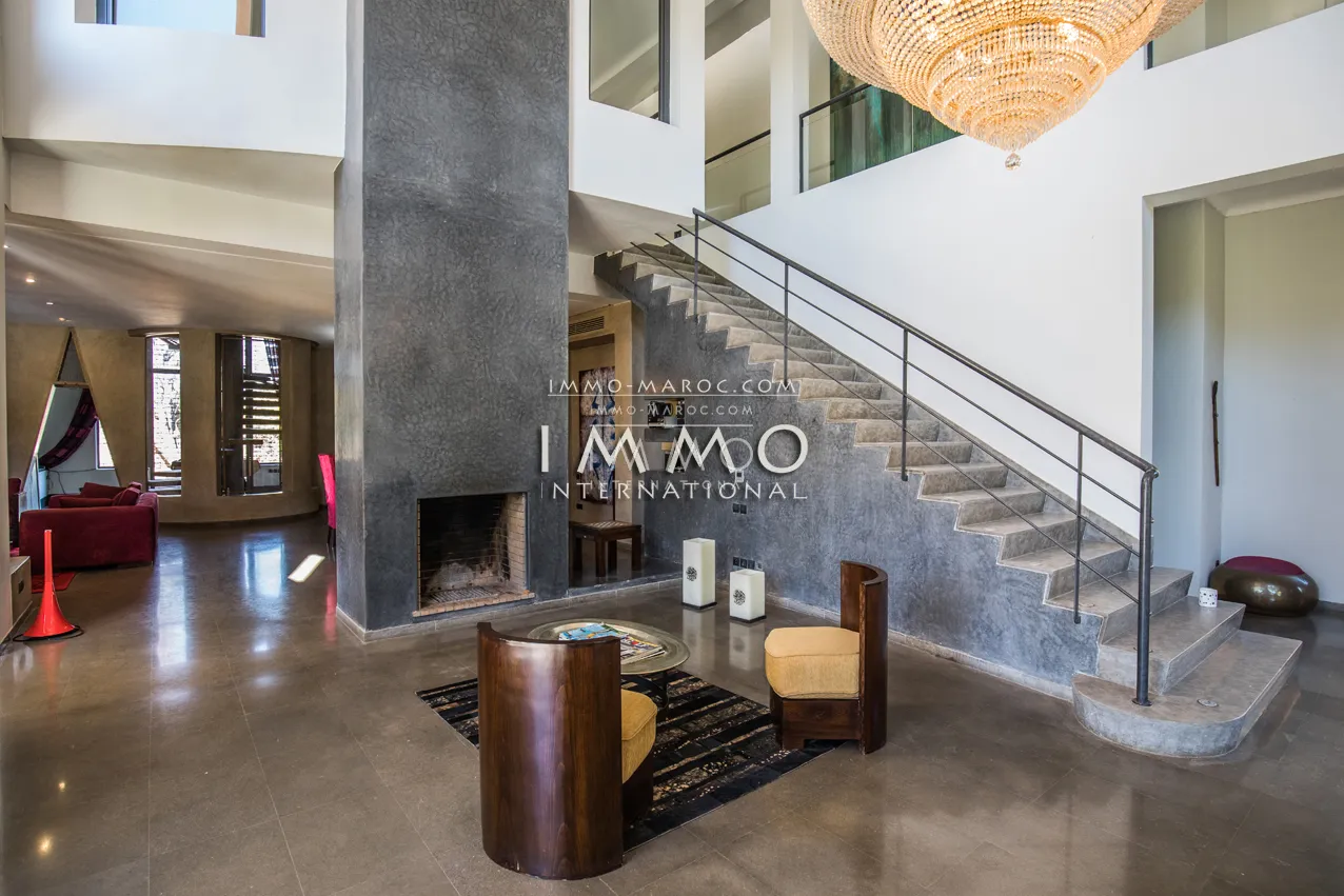 Contemporary villa palmeraie marrakech