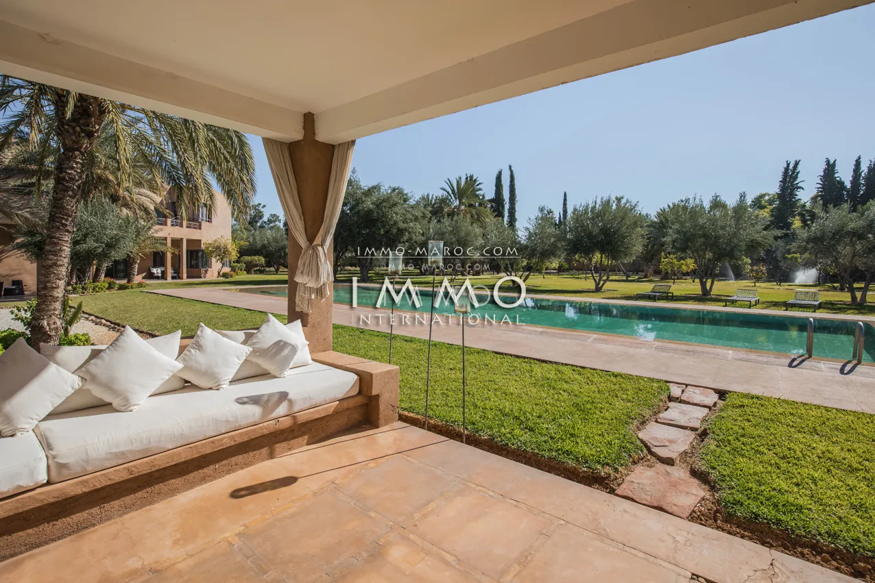 Contemporary villa palmeraie marrakech