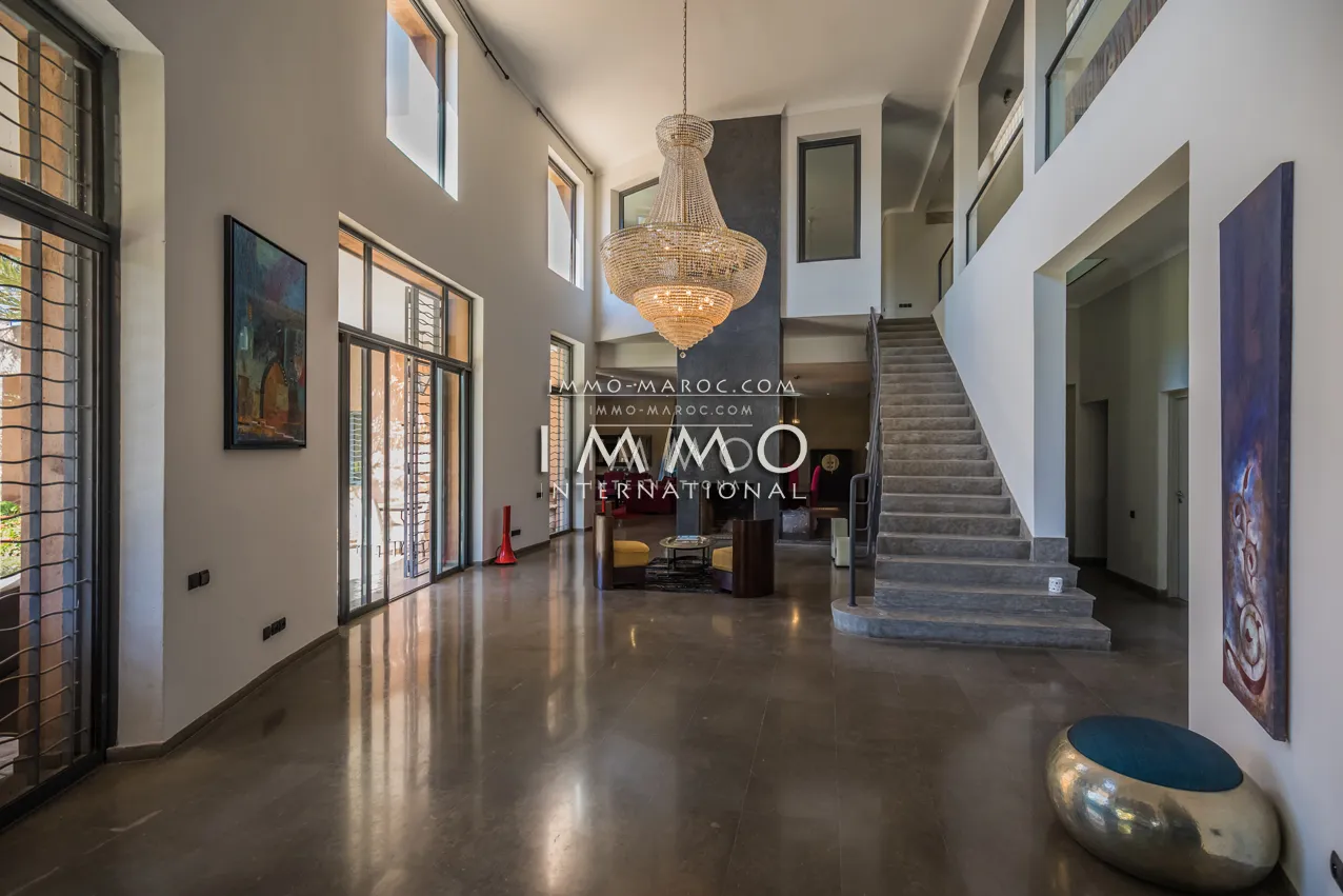 Contemporary villa palmeraie marrakech