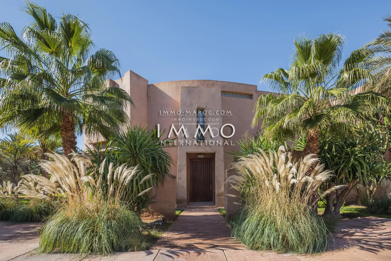 Contemporary villa palmeraie marrakech