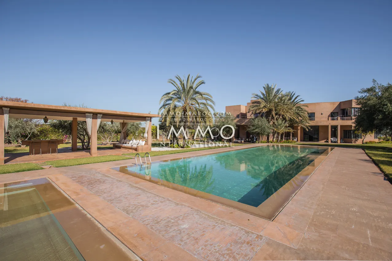 Contemporary villa palmeraie marrakech