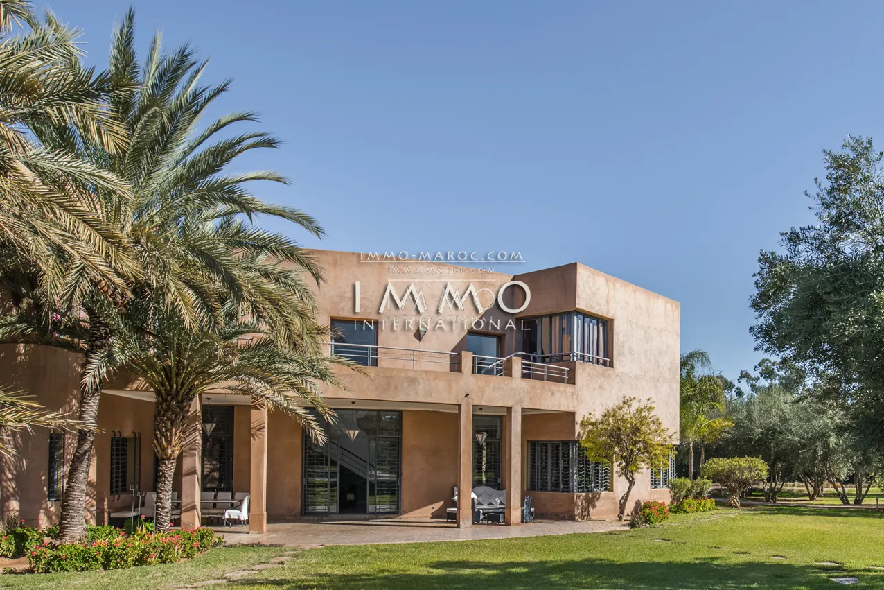 Contemporary villa palmeraie marrakech