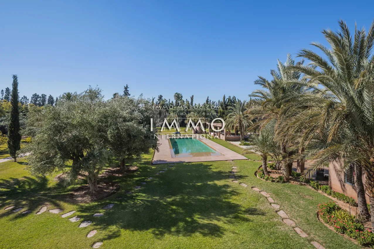 Contemporary villa palmeraie marrakech