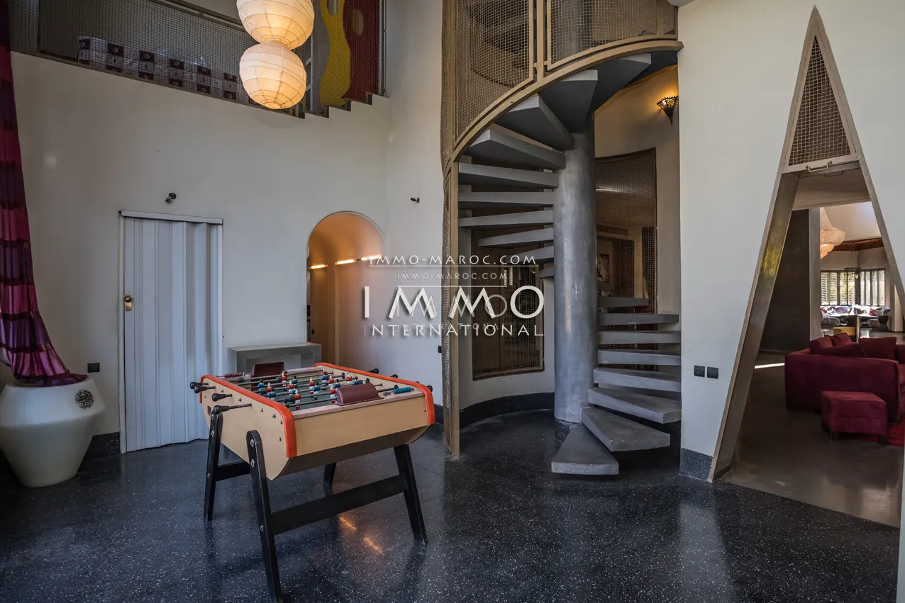 Contemporary villa palmeraie marrakech