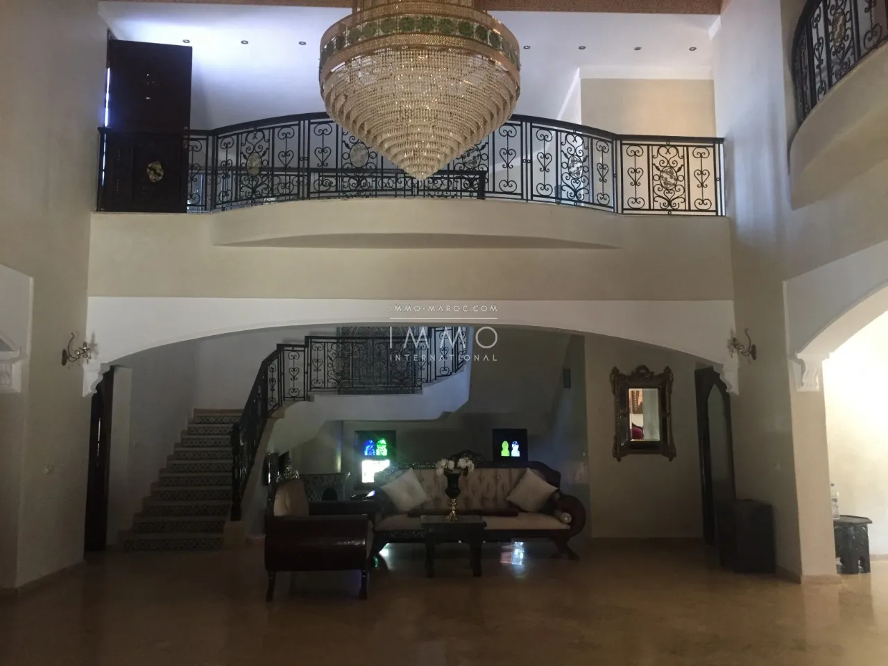  villa for rent furnished palmeraie possibility guest house