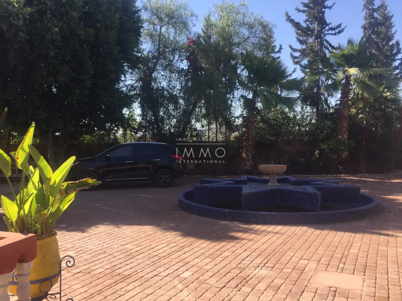  villa for rent furnished palmeraie possibility guest house