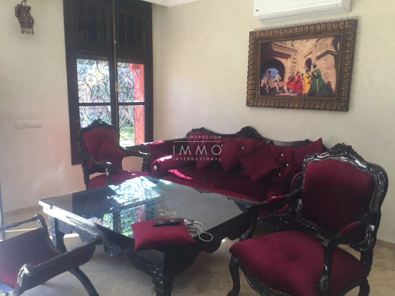  villa for rent furnished palmeraie possibility guest house