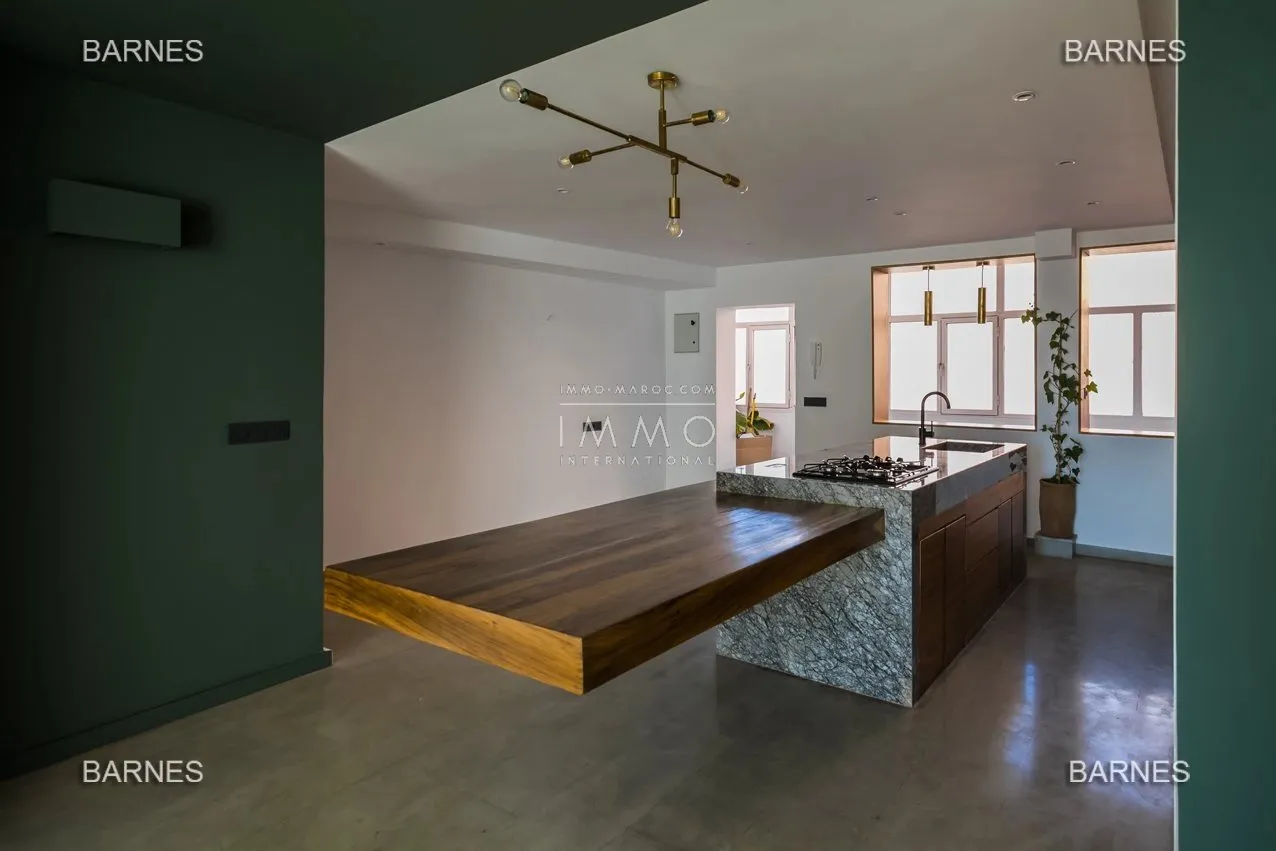 Two-bedroom apartment with majorelle garden.