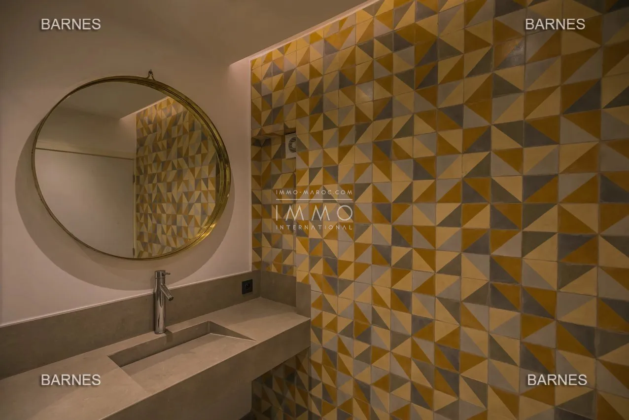 Two-bedroom apartment with majorelle garden.