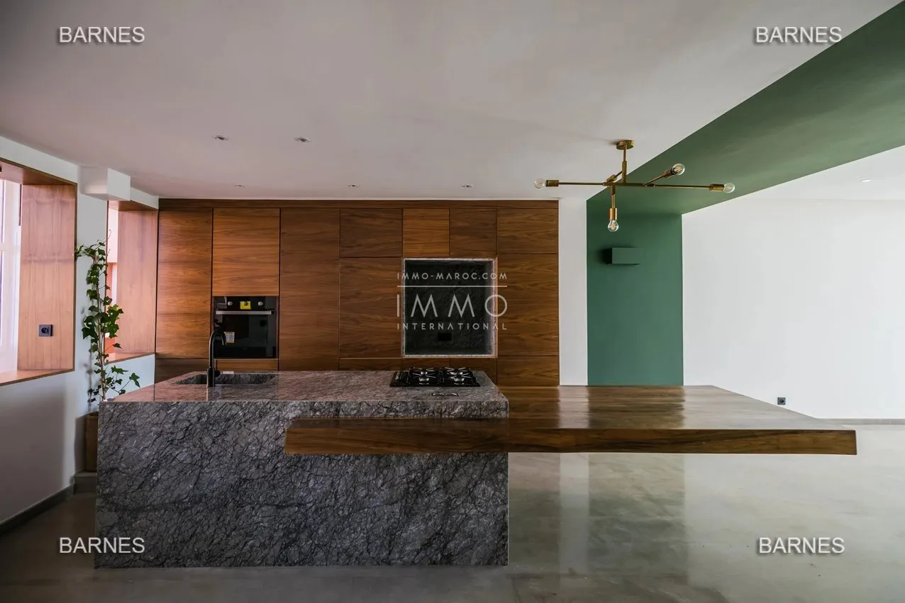 Two-bedroom apartment with majorelle garden.