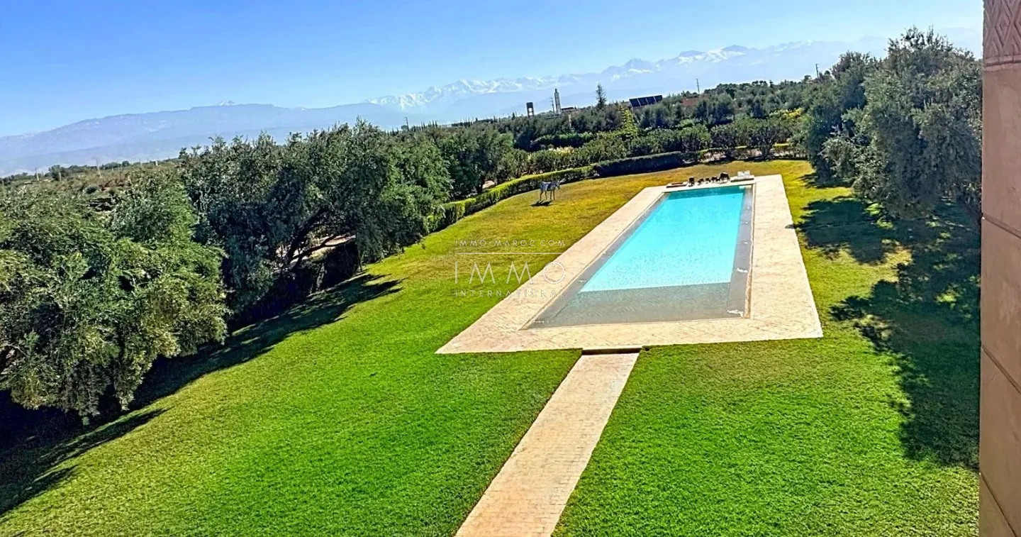 Magnificent single-storey property with breathtaking view of the atlas mountains