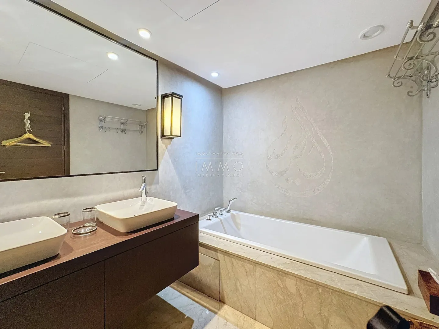 Contemporary villa for sale on a golf course.