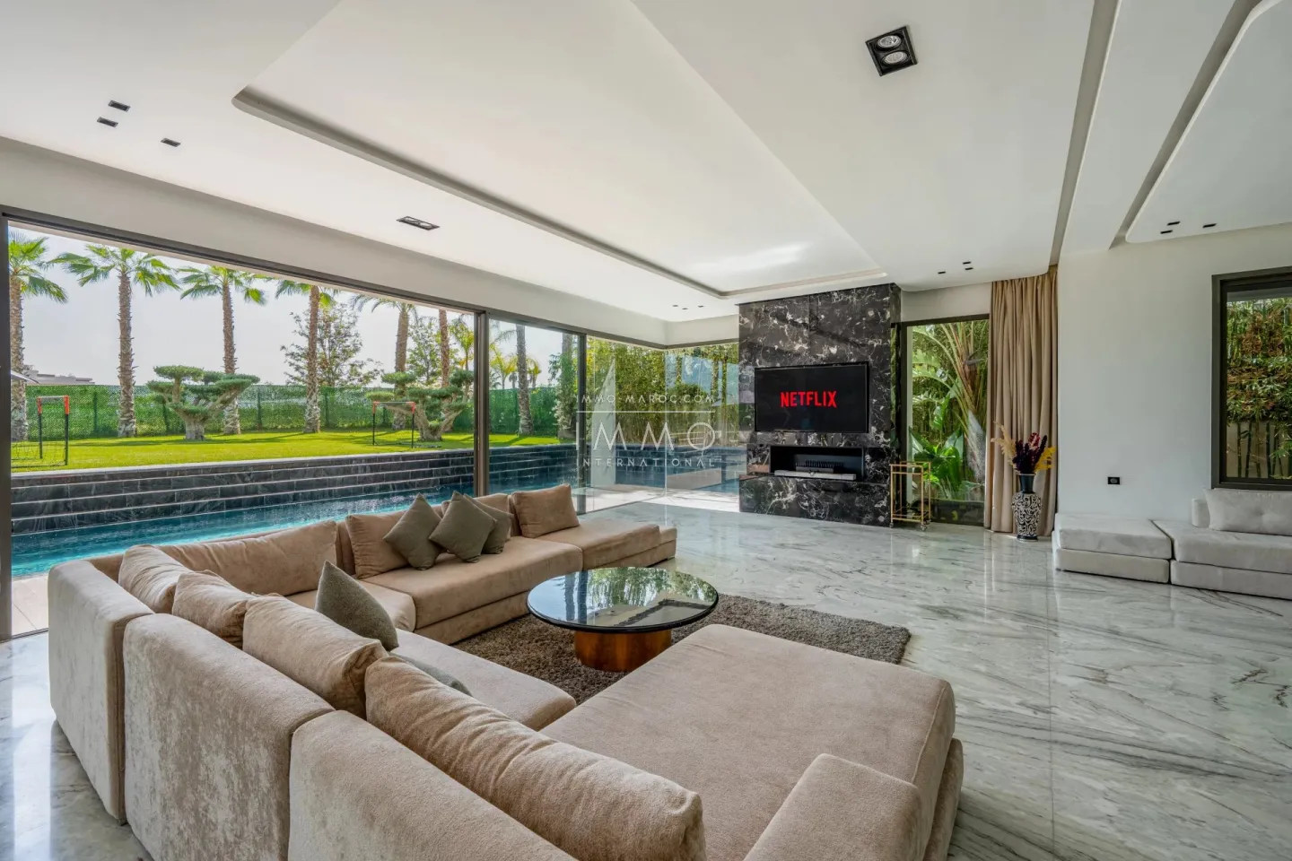 For sale – luxury villa on golf front – argane district, marrakech