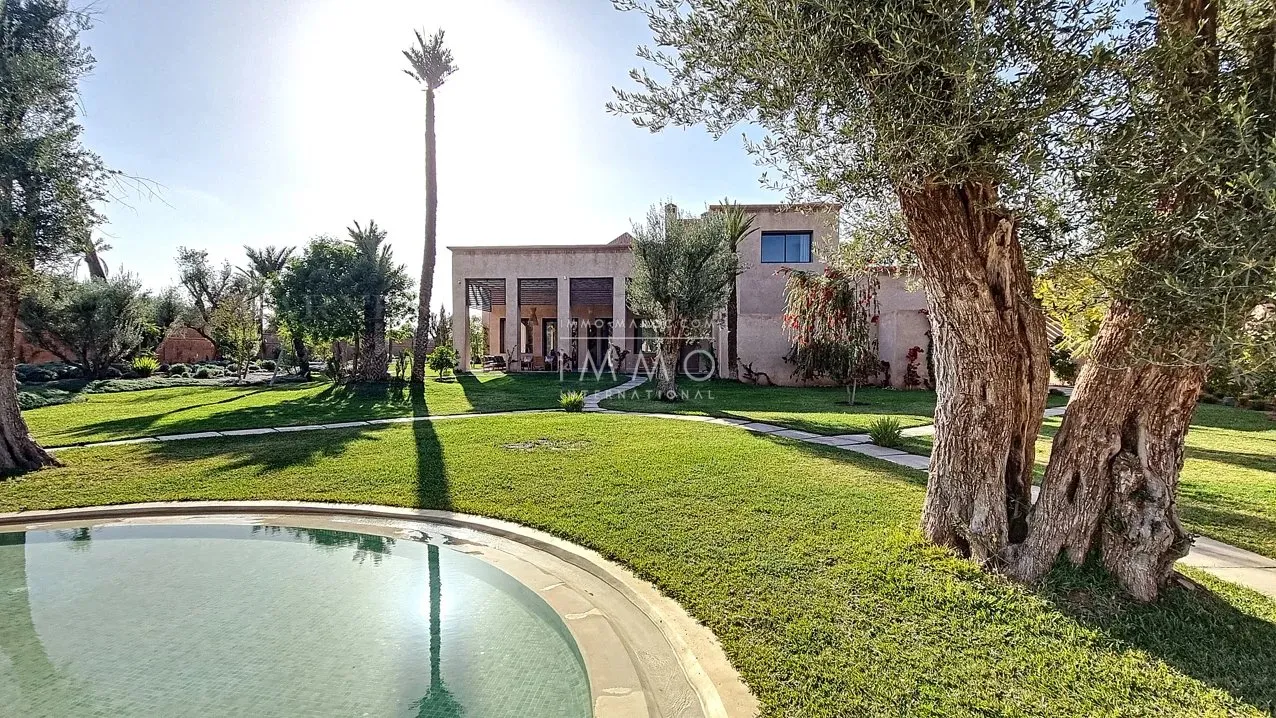 A very beautiful recently built property for sale in the palmeraie district of bab atlas, just 10 minutes from the city center.