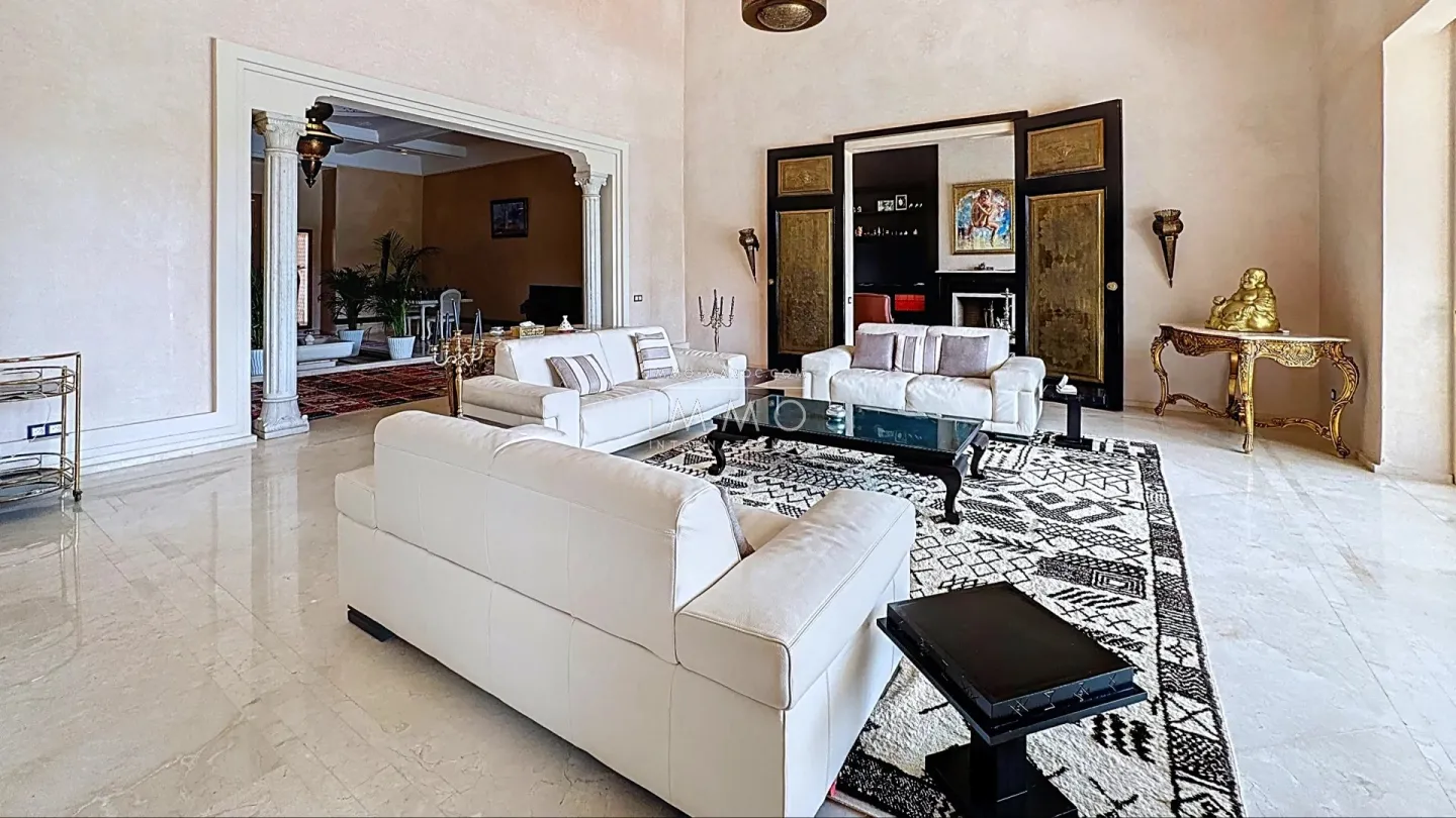 For sale - prestigious single-storey villa on 1 hectare, route d'ouarzazate - marrakech