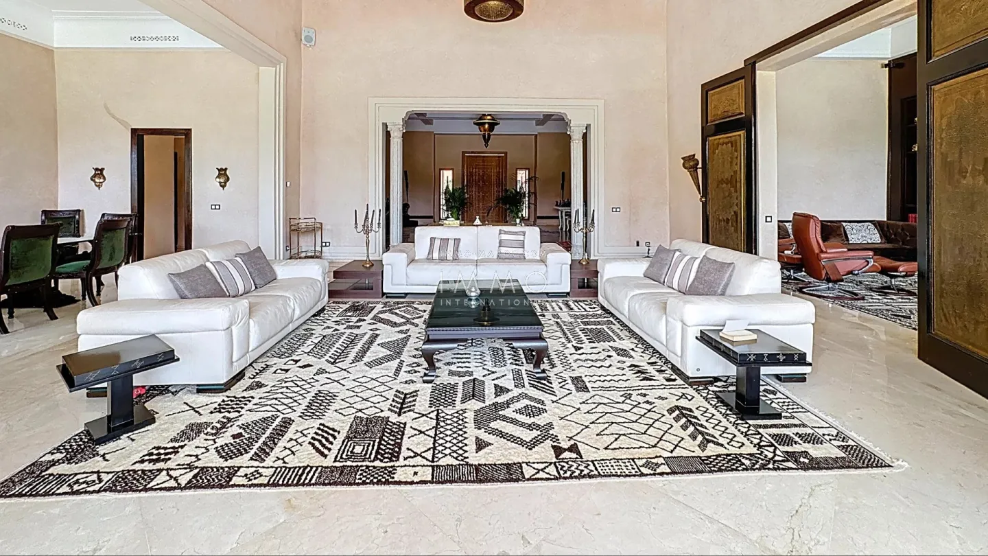 For sale - prestigious single-storey villa on 1 hectare, route d'ouarzazate - marrakech