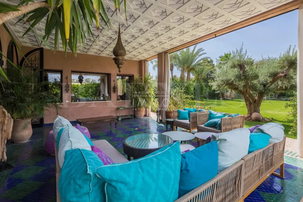 Villa de charme a vendre golf marrakech