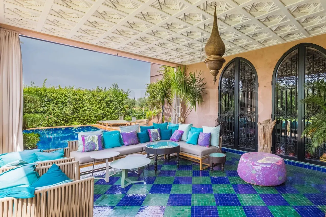 Villa de charme a vendre golf marrakech