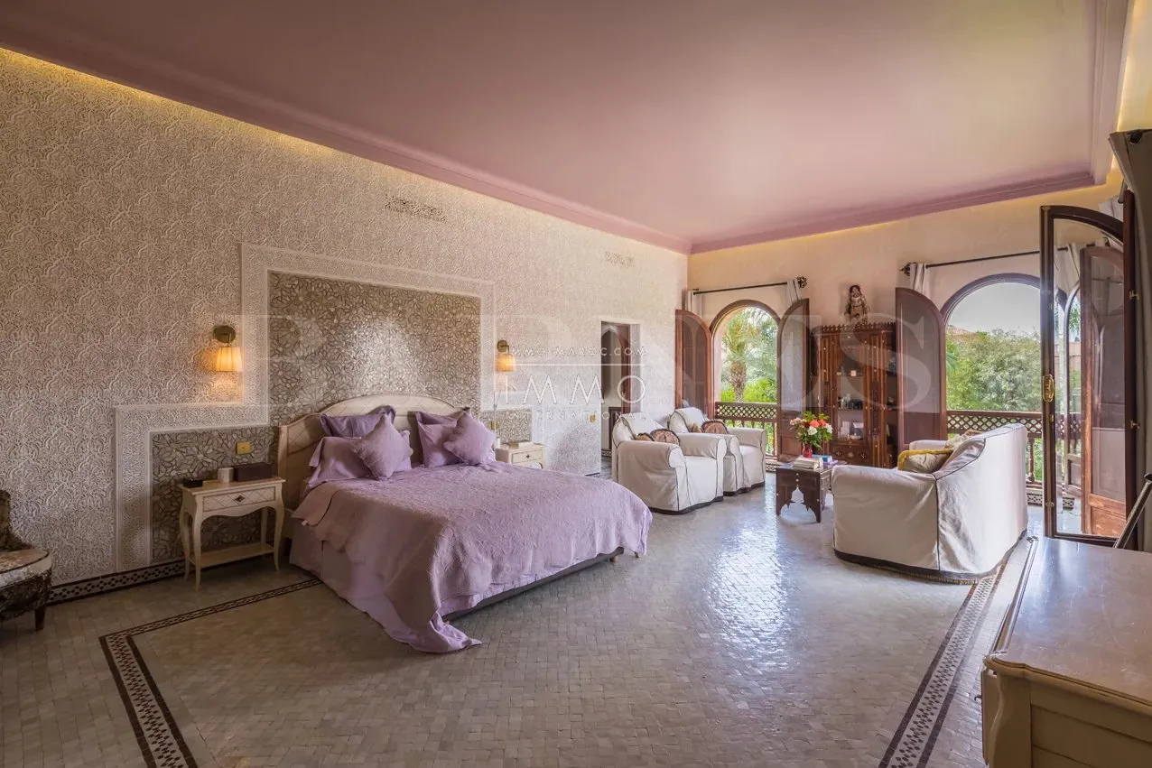 Villa de charme a vendre golf marrakech