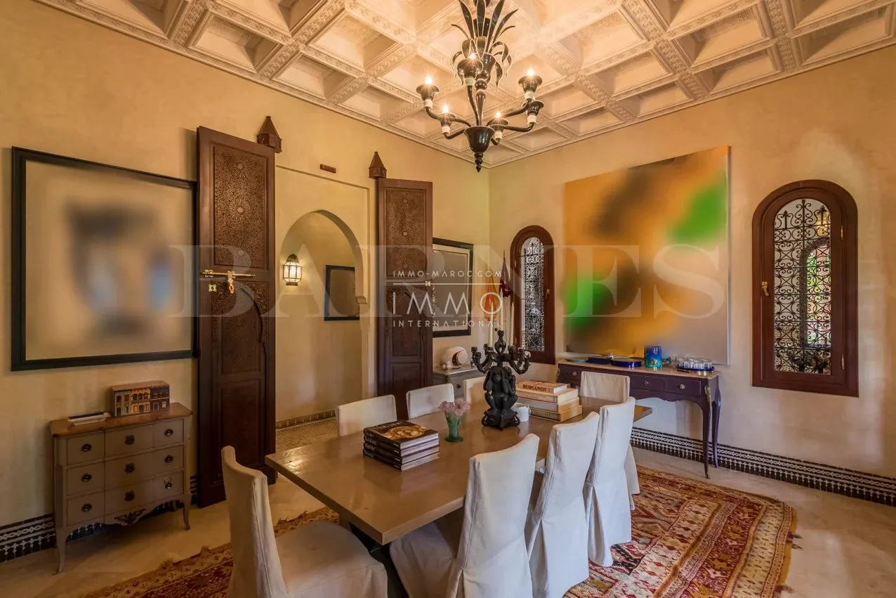 Villa de charme a vendre golf marrakech