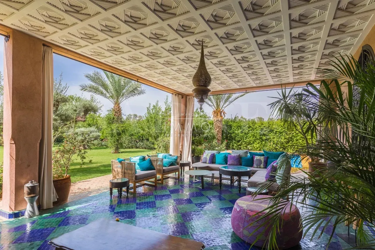 Villa de charme a vendre golf marrakech