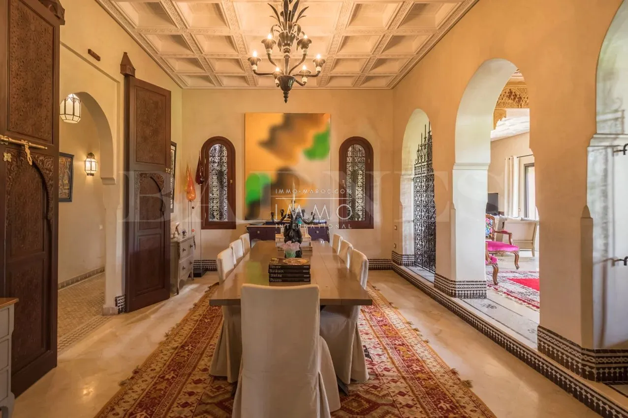Villa de charme a vendre golf marrakech