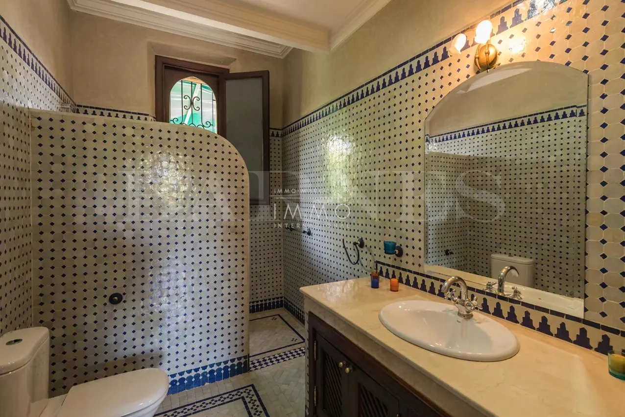 Villa de charme a vendre golf marrakech