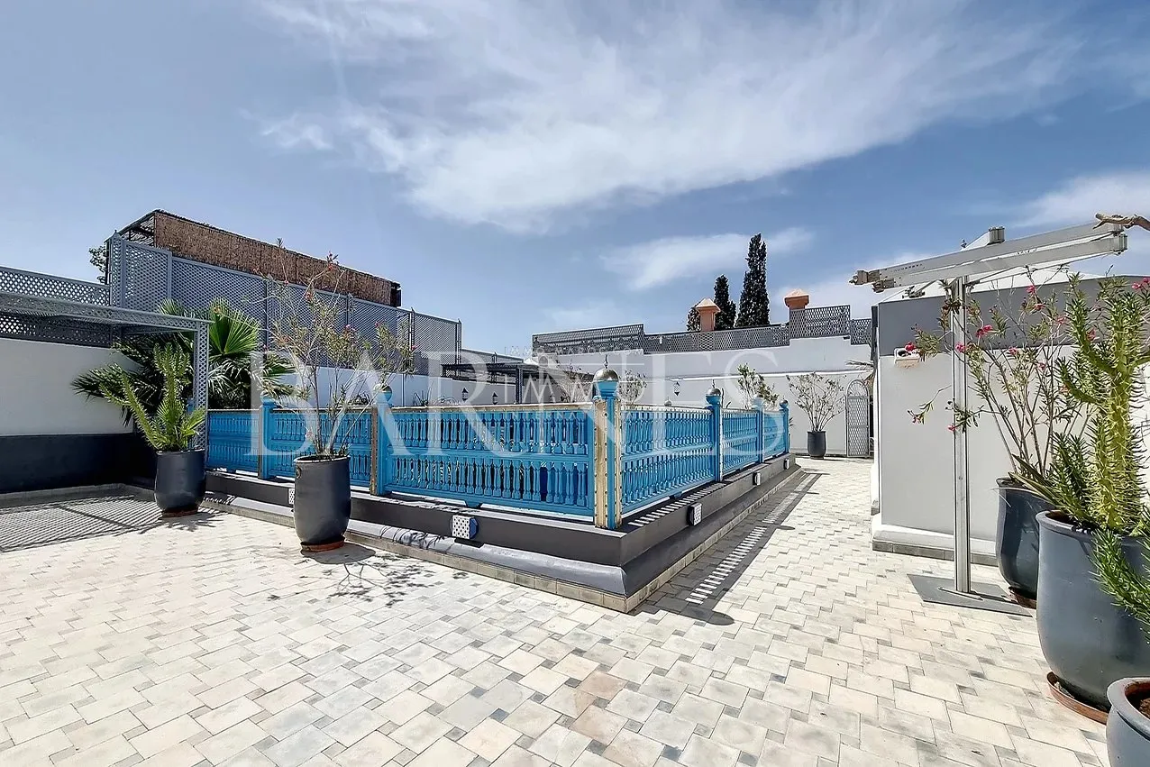 Sale of a guesthouse with 18 rooms located in a charming neighborhood of the medina in marrakech.