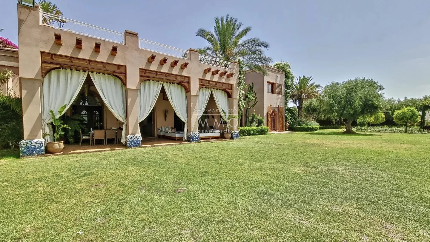 Moroccan architecture villa in a private estate