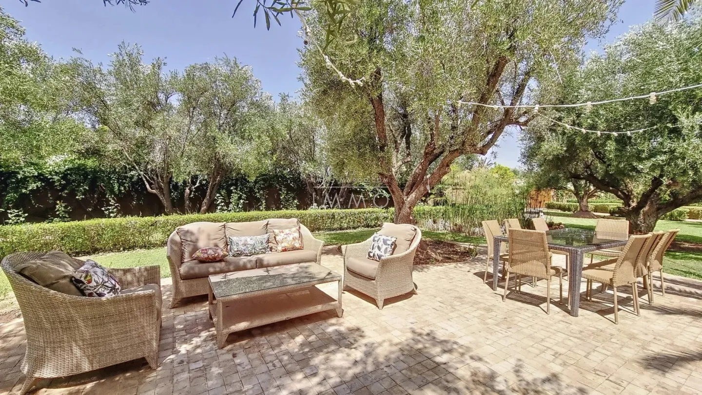 Moroccan architecture villa in a private estate