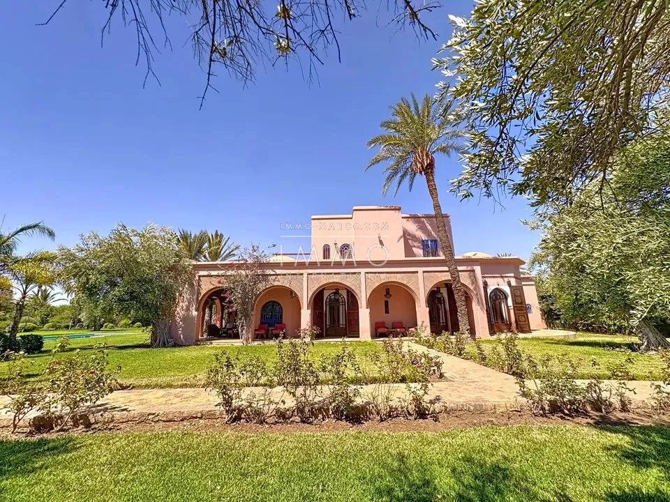Exceptional villa in the heart of the palmeraie
