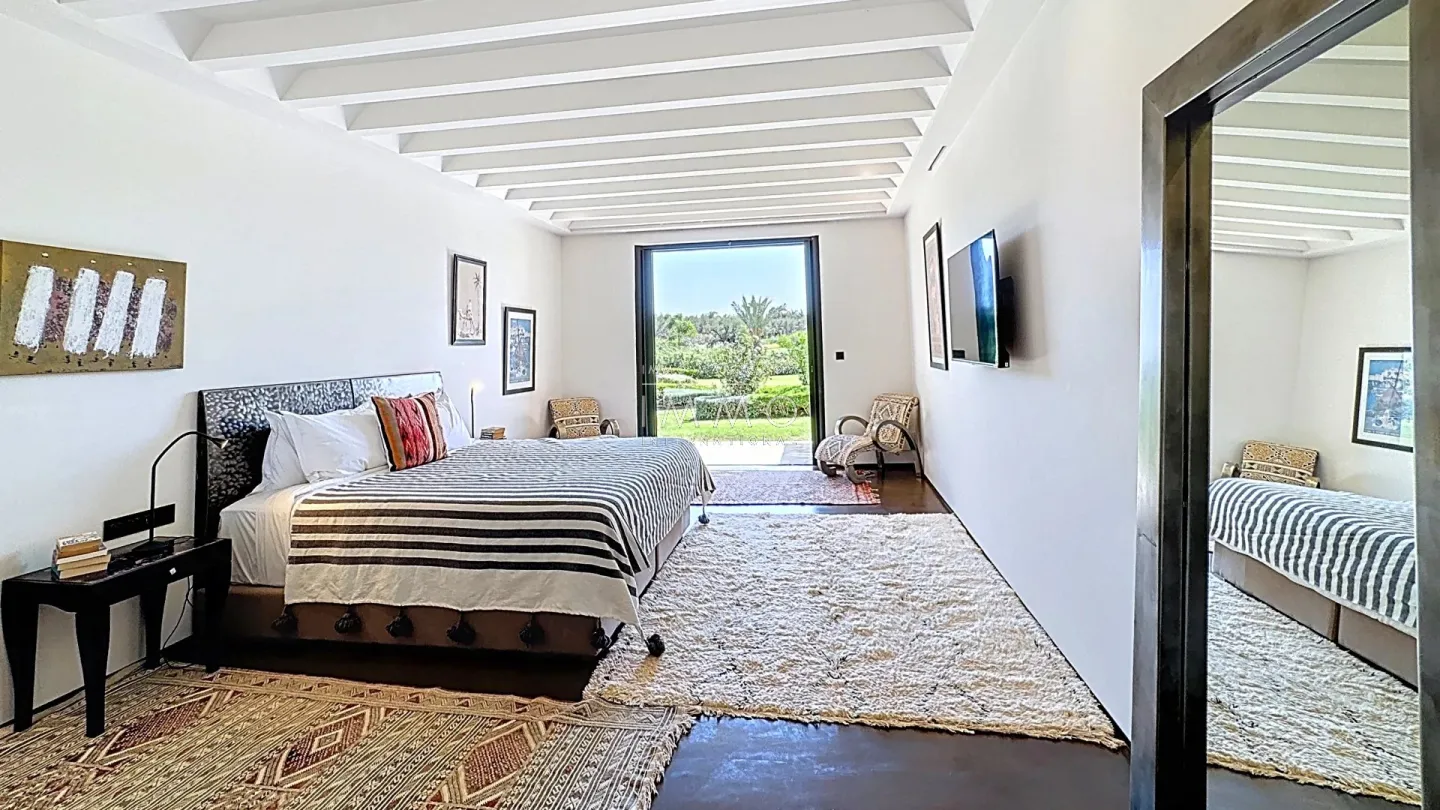 Villa with breathtaking views of the atlas.