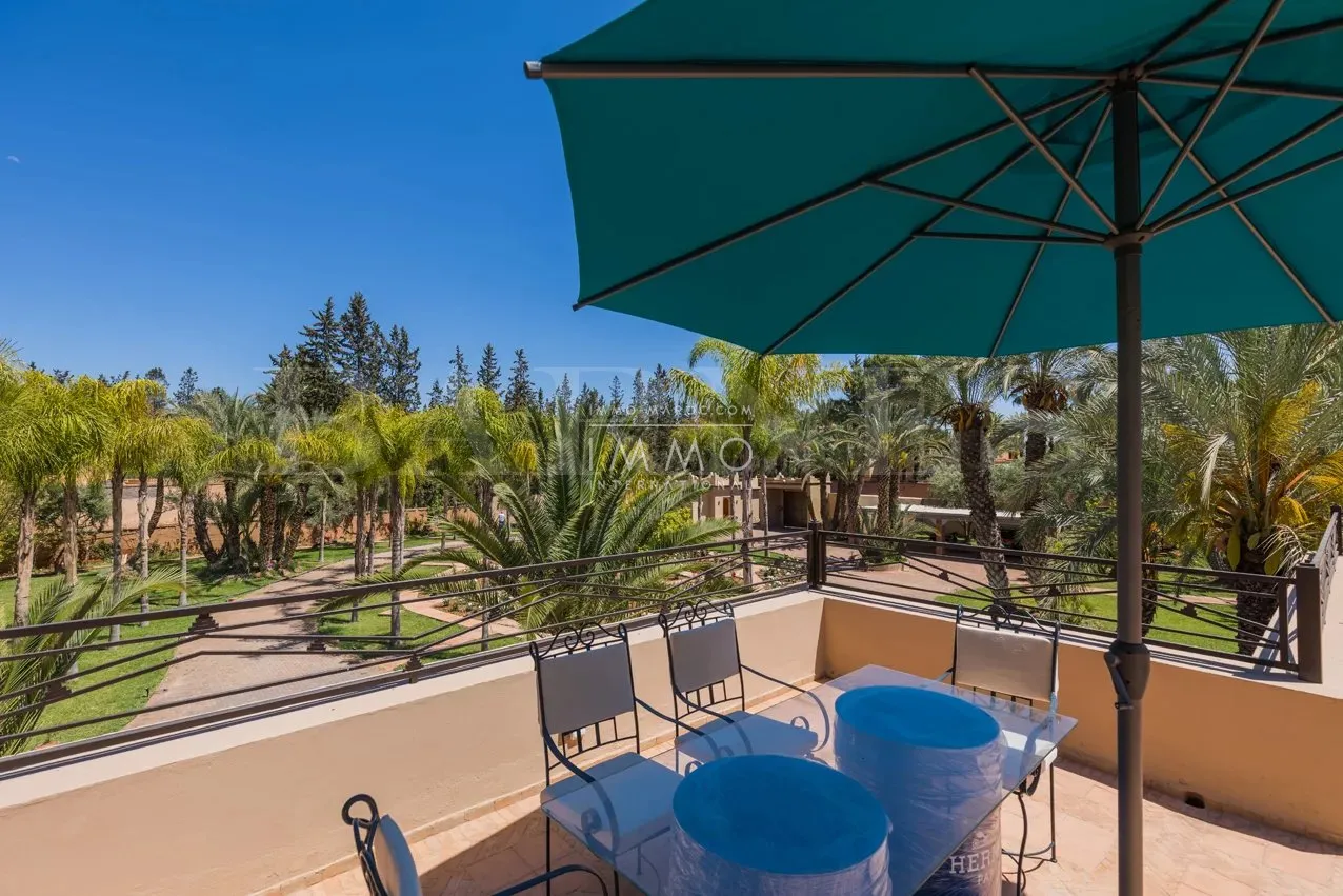 Oriental palace for sale in a beautiful area of the palmeraie dar tounsi in marrakech.