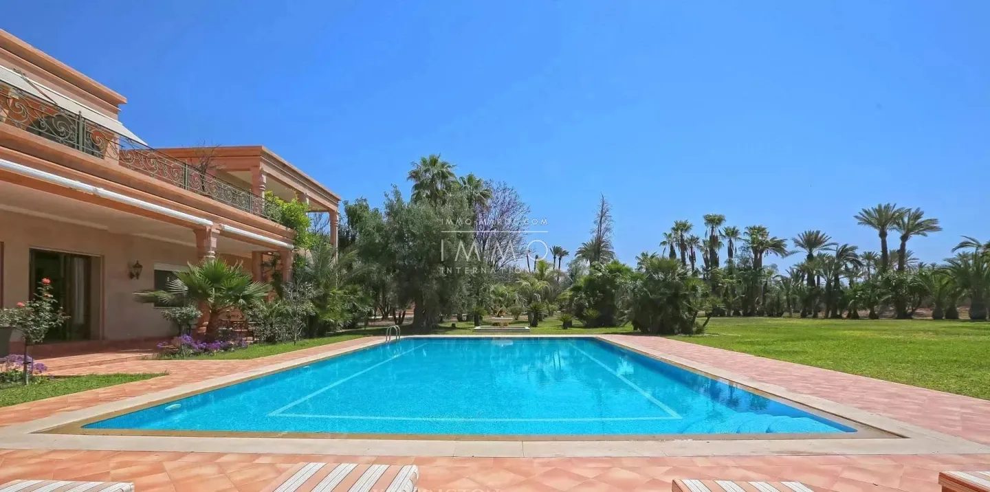 Sublime property for sale palmeraie marrakech