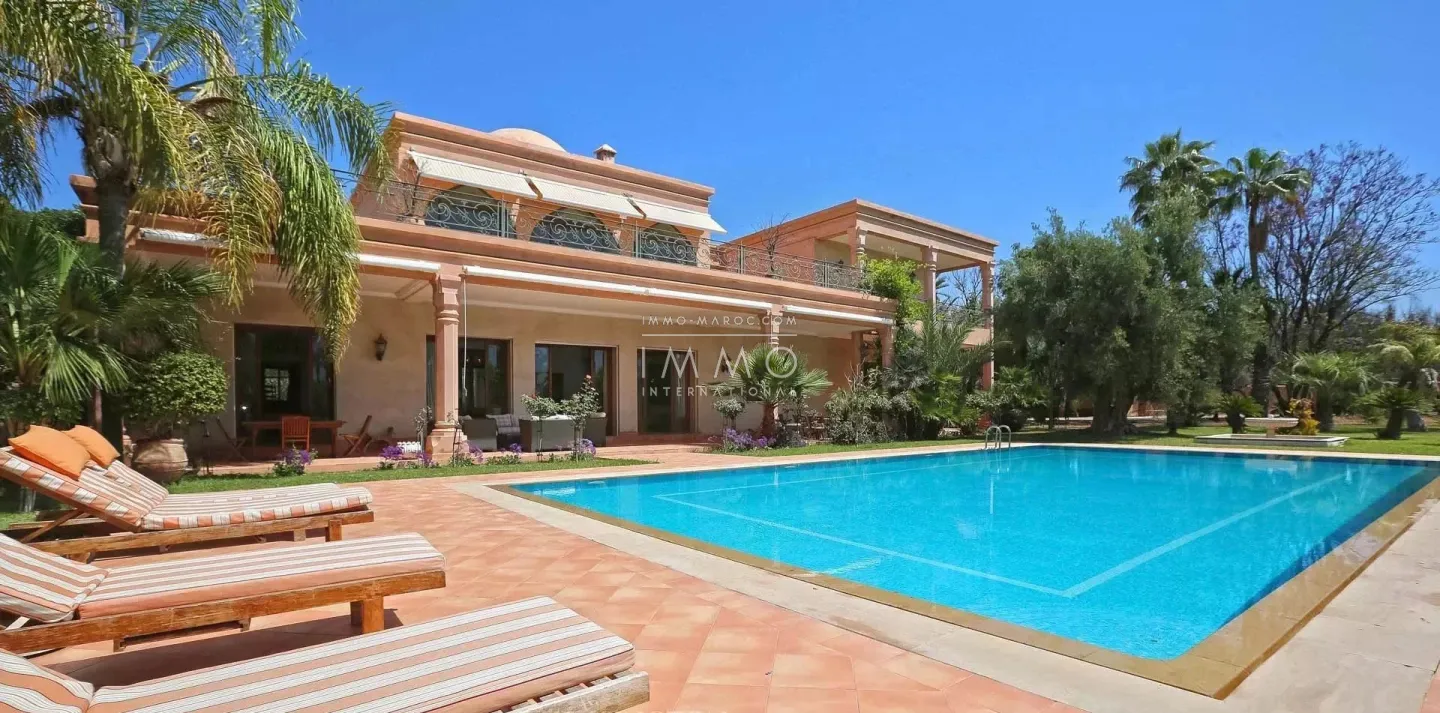 Sublime property for sale palmeraie marrakech