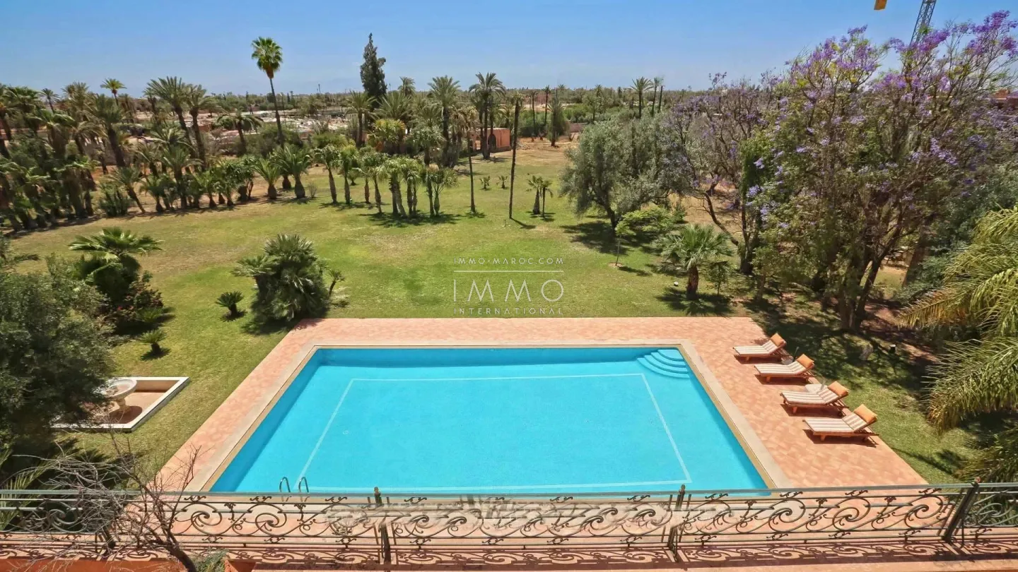 Sublime property for sale palmeraie marrakech