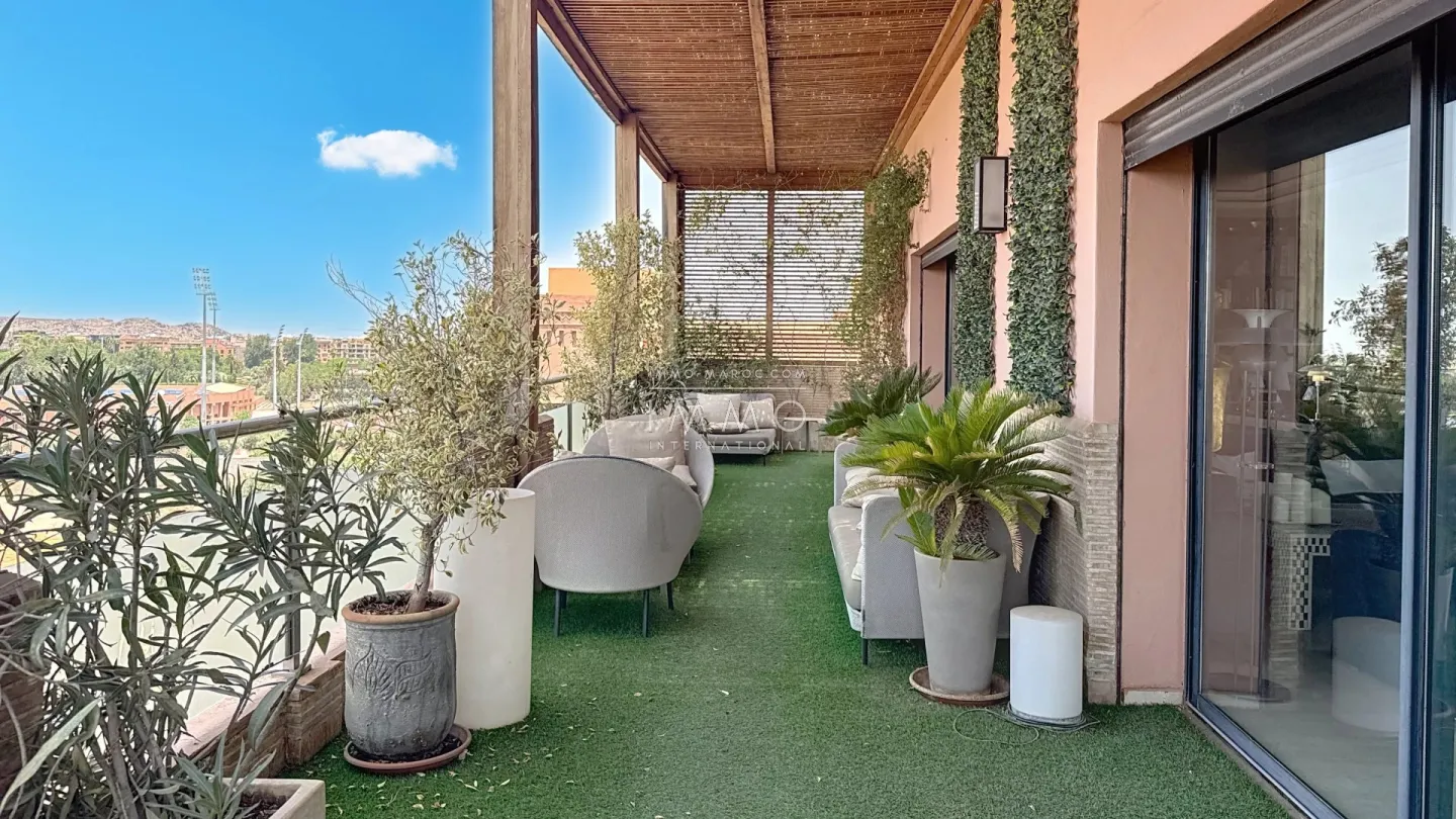 Exceptional penthouse - hivernage marrakech