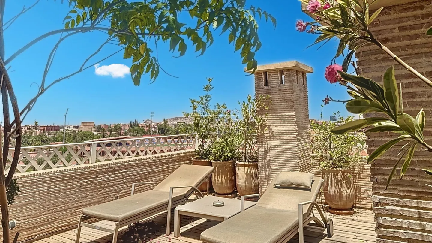 Exceptional penthouse - hivernage marrakech