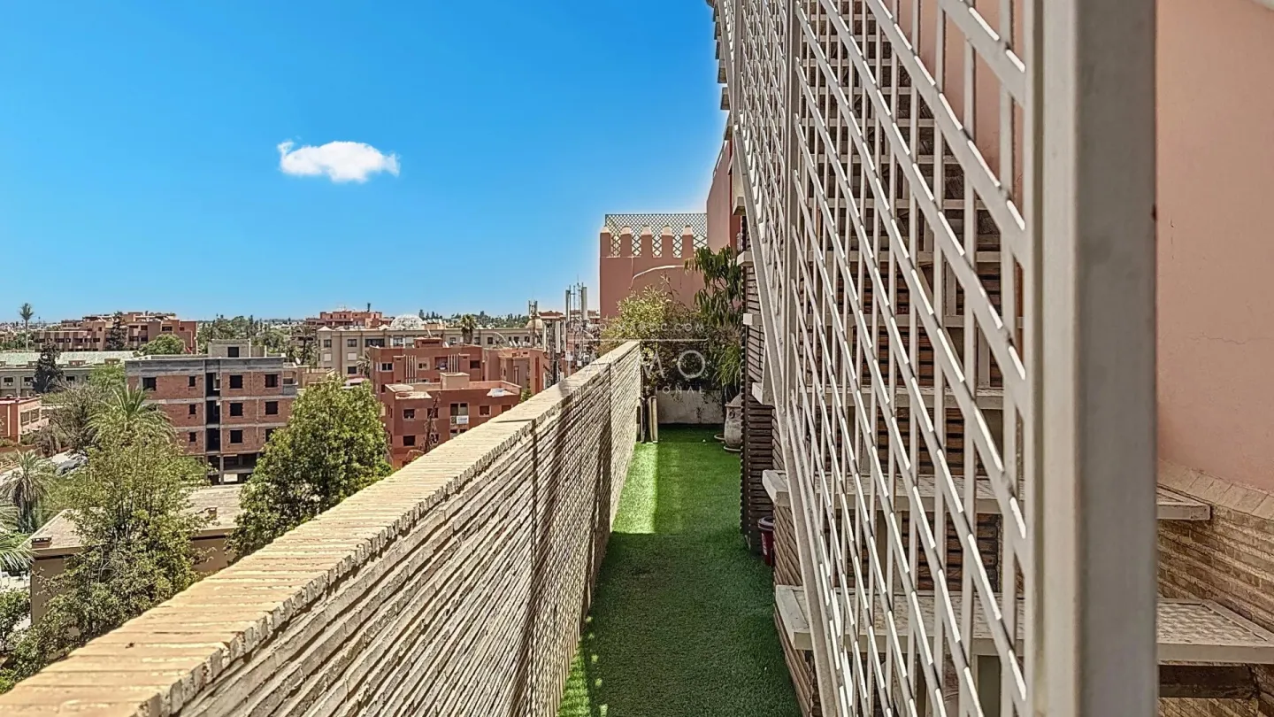 Exceptional penthouse - hivernage marrakech
