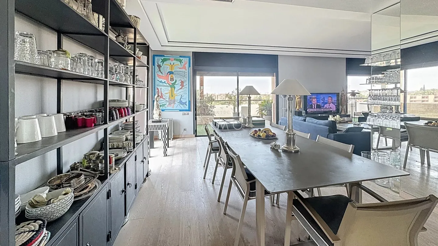 Exceptional penthouse - hivernage marrakech
