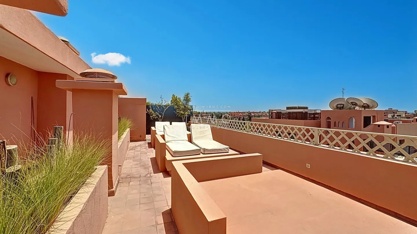 Exceptional penthouse - hivernage marrakech