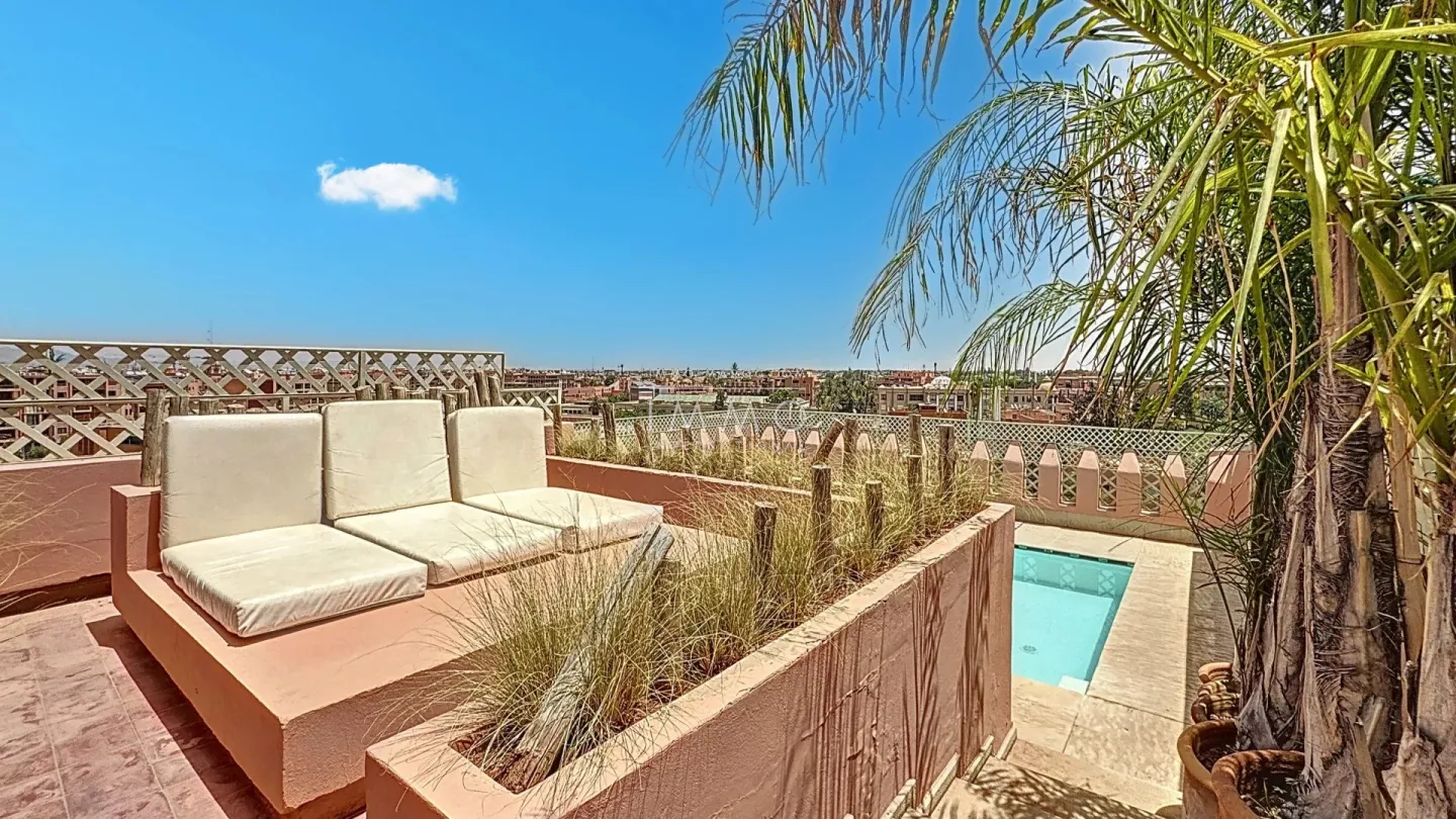 Exceptional penthouse - hivernage marrakech
