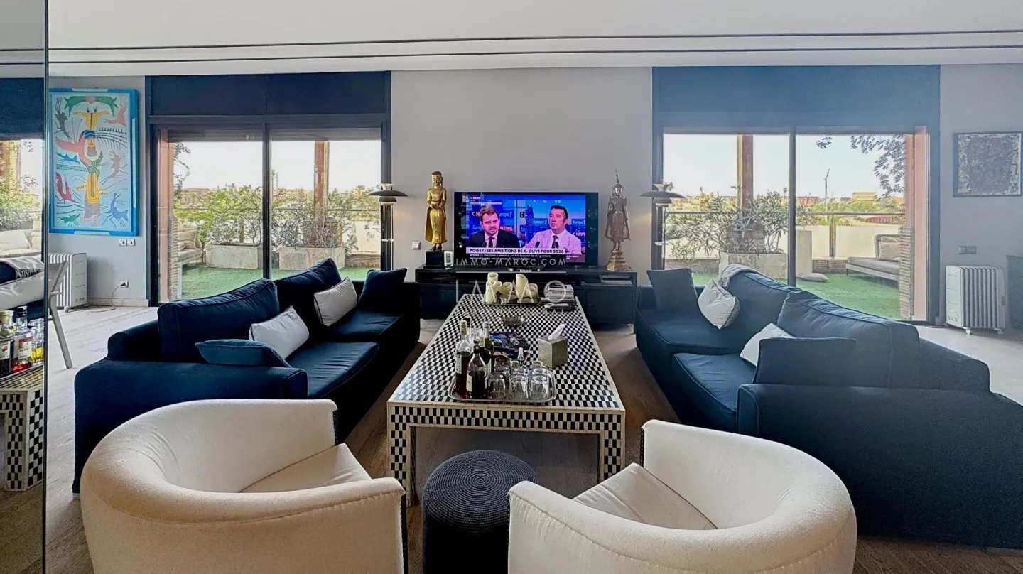 Exceptional penthouse - hivernage marrakech