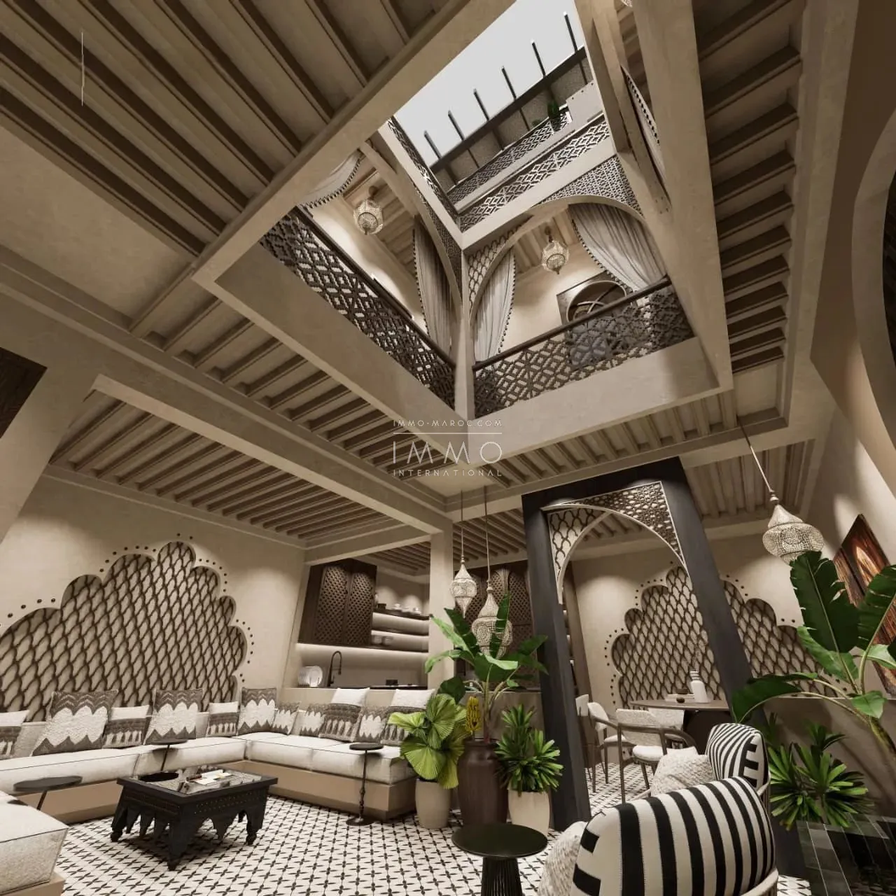 For sale - exceptional riad in arset azoual - marrakech