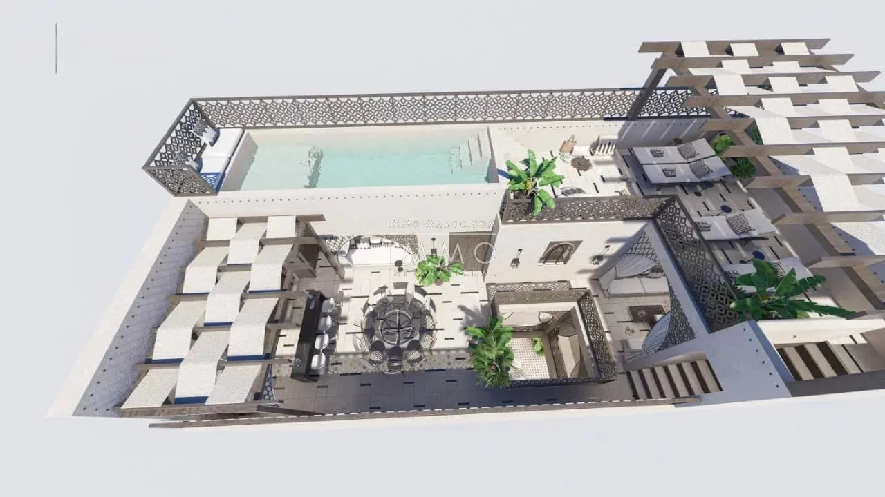 For sale - exceptional riad in arset azoual - marrakech