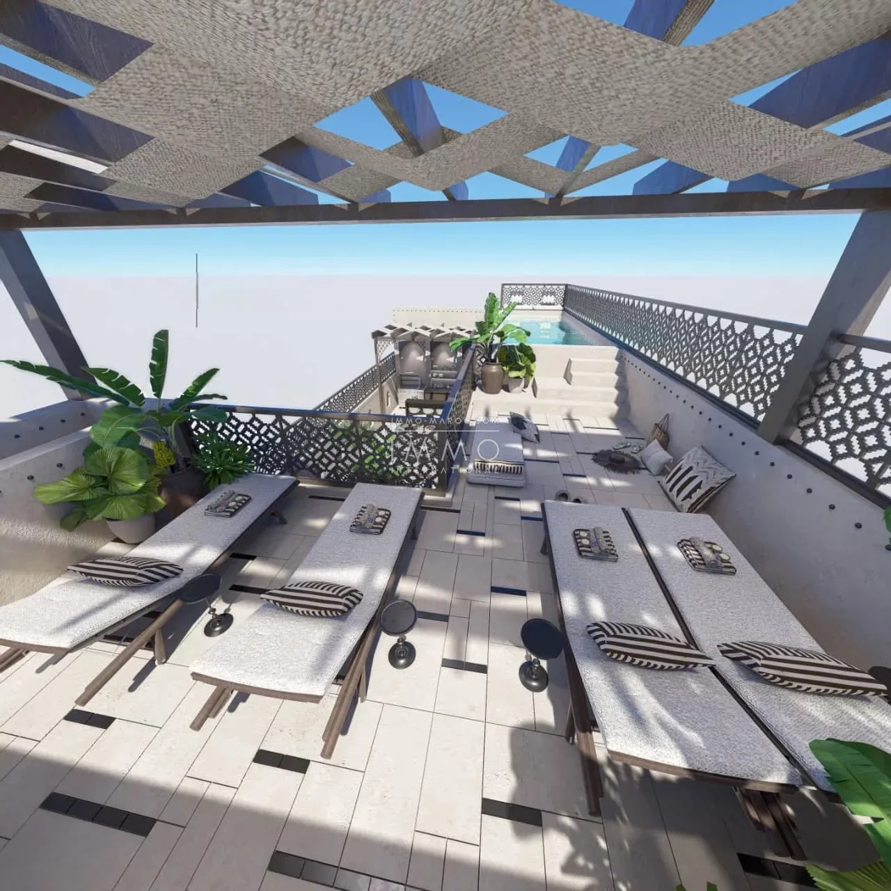 For sale - exceptional riad in arset azoual - marrakech