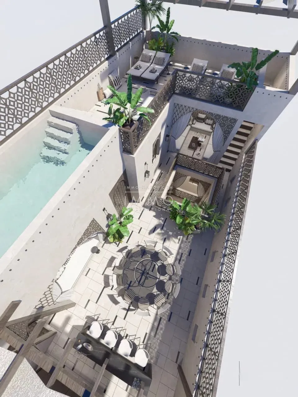 For sale - exceptional riad in arset azoual - marrakech