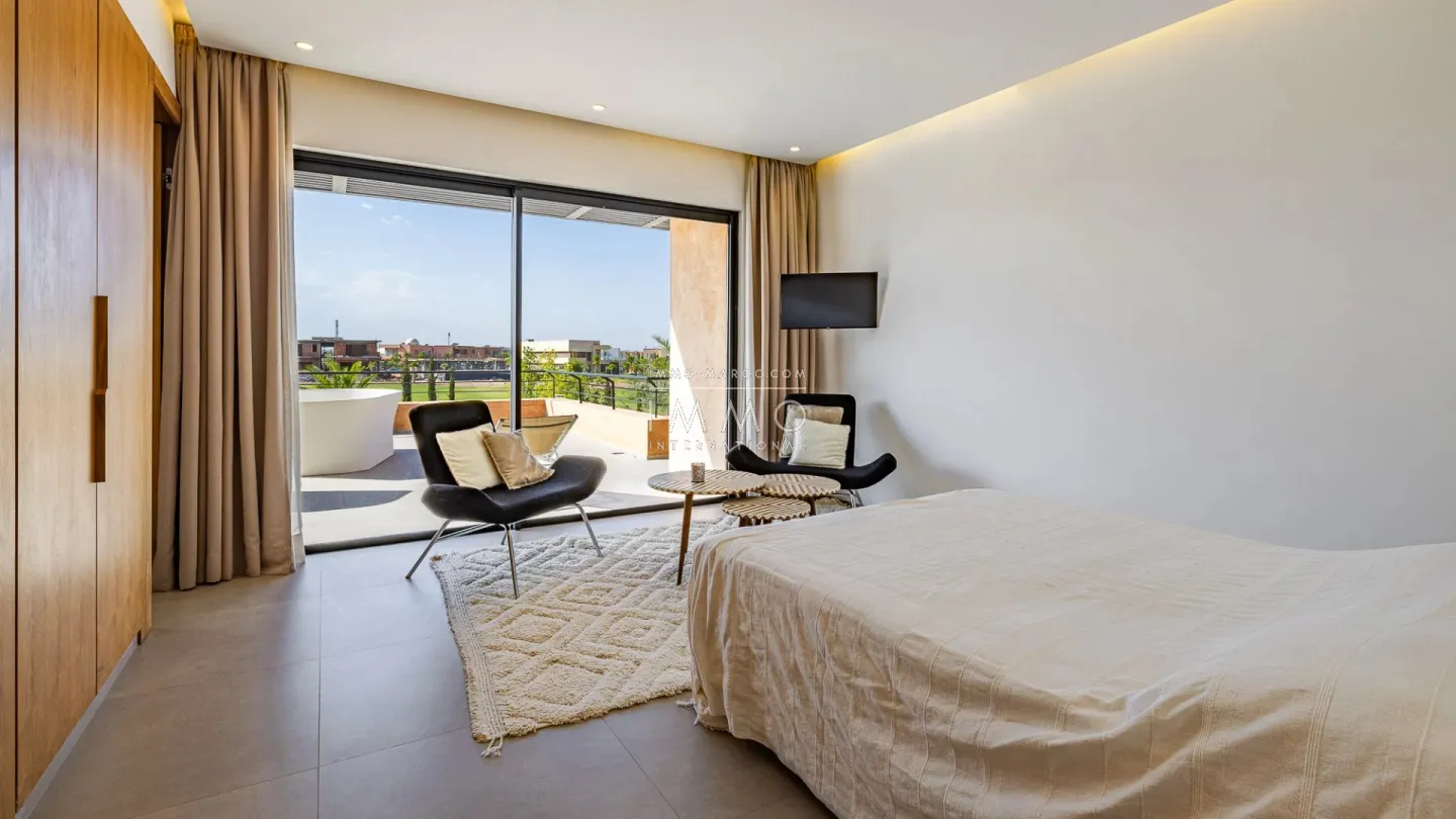 Furnished villa for rent overlooking the golf course at amelkis.